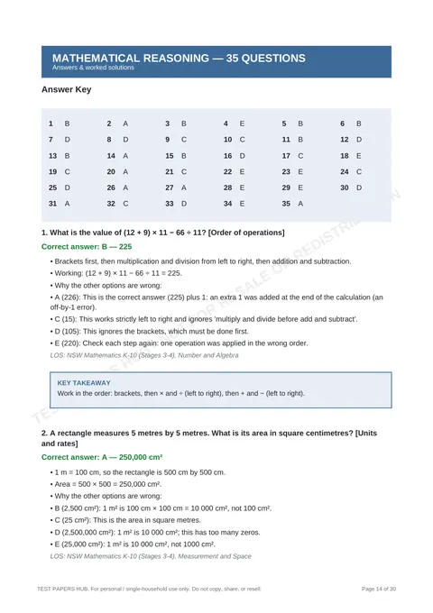 Solutions preview