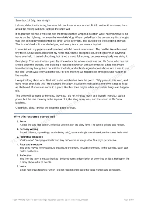 Questions preview