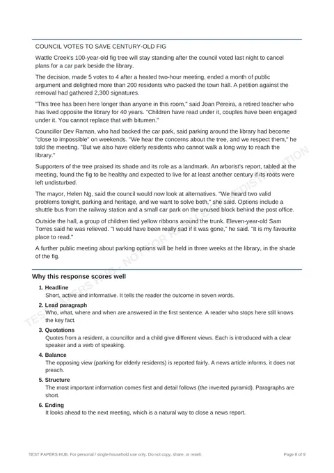 Questions preview