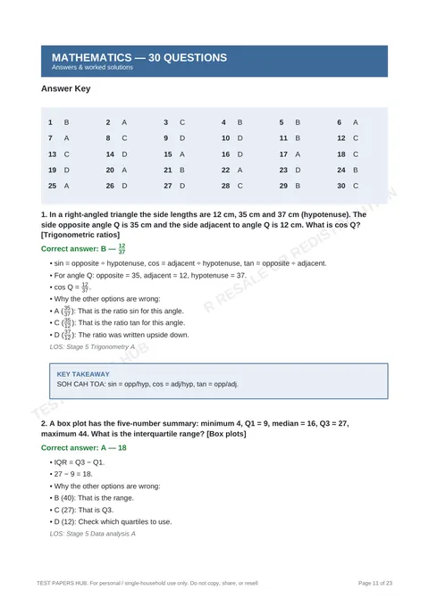 Solutions preview