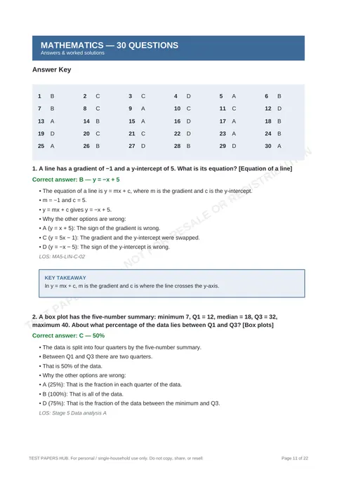 Solutions preview