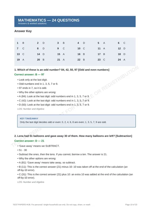 Solutions preview
