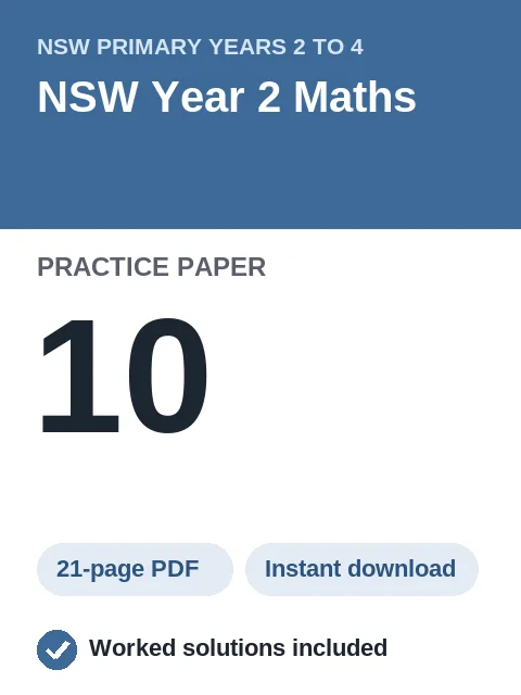 NSW Year 2 Maths Practice Paper 10