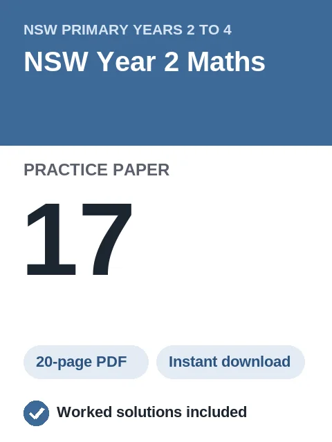 NSW Year 2 Maths Practice Paper 17