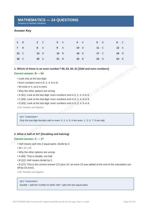 Solutions preview