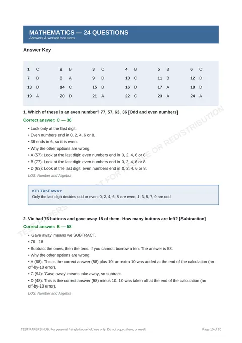 Solutions preview