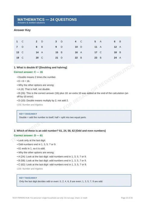 Solutions preview