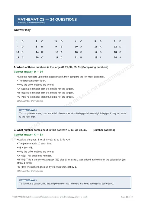 Solutions preview