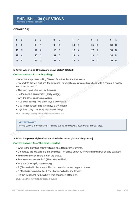 Solutions preview