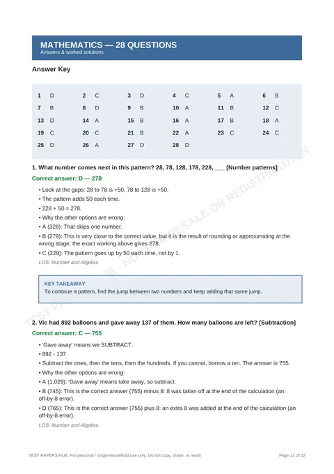 Solutions preview