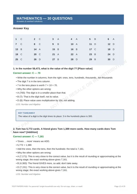 Solutions preview