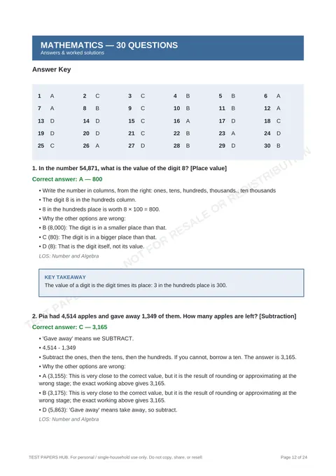 Solutions preview