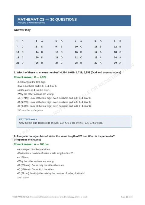 Solutions preview