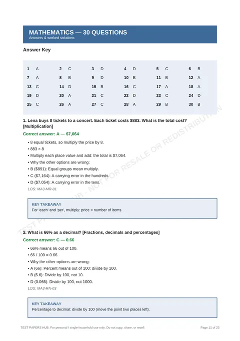 Solutions preview