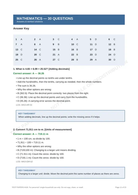 Solutions preview