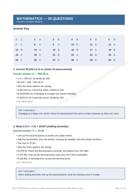 Solutions preview
