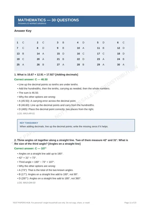 Solutions preview