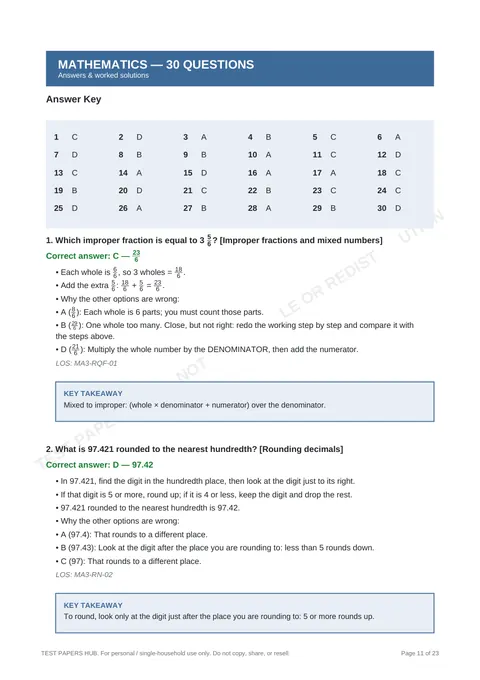 Solutions preview