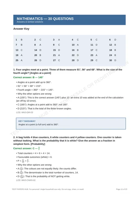 Solutions preview