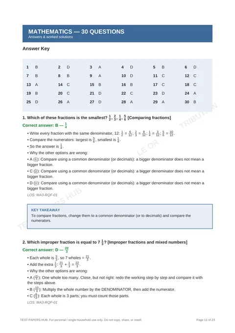 Solutions preview