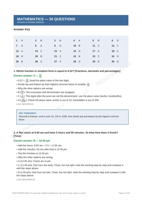 Solutions preview