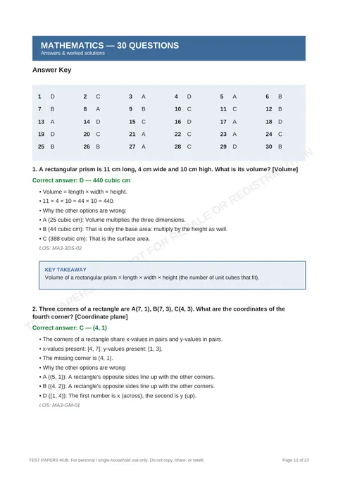 Solutions preview