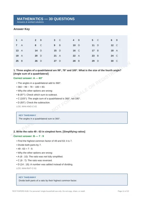 Solutions preview