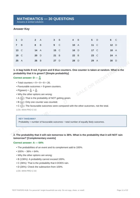Solutions preview