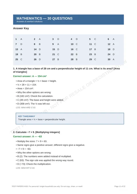 Solutions preview