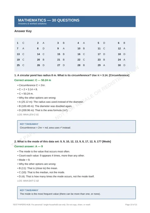 Solutions preview