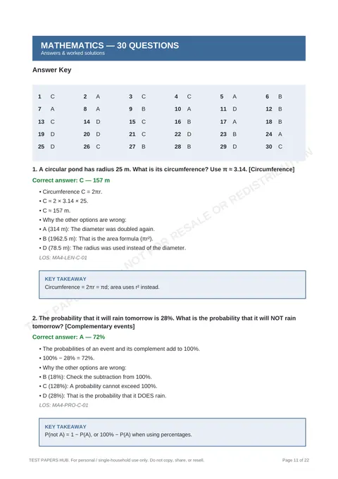 Solutions preview