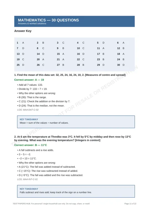 Solutions preview