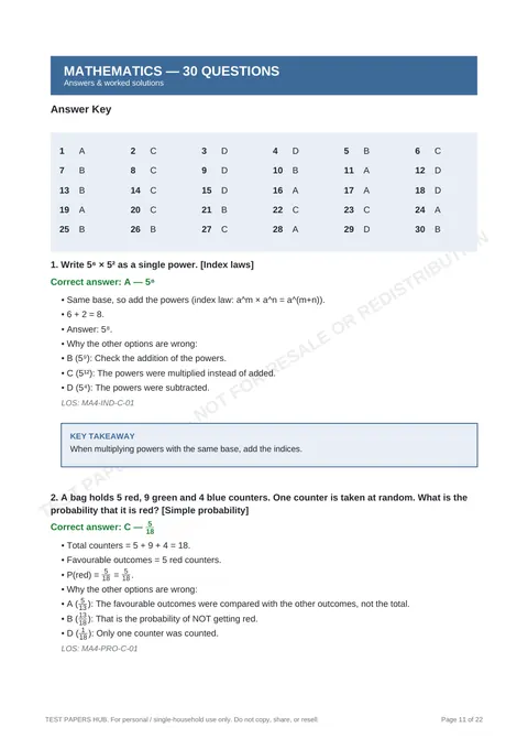 Solutions preview
