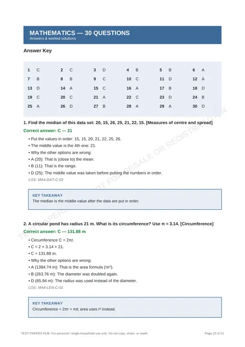 Solutions preview