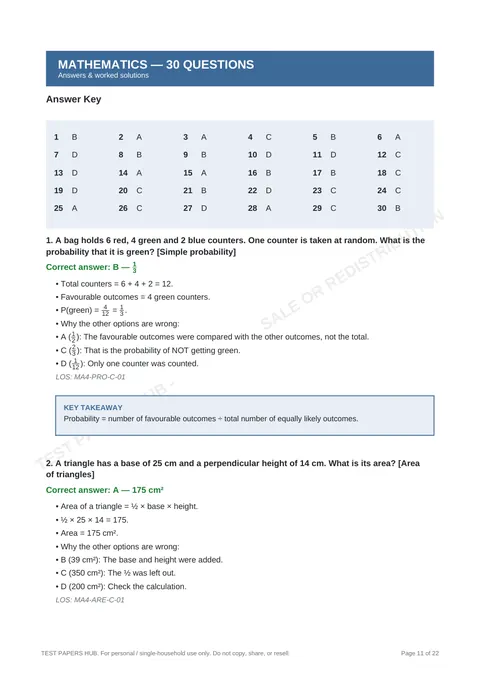 Solutions preview