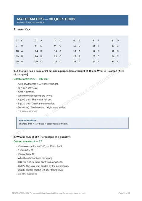 Solutions preview