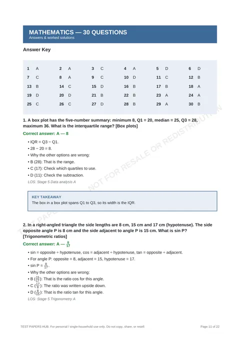 Solutions preview