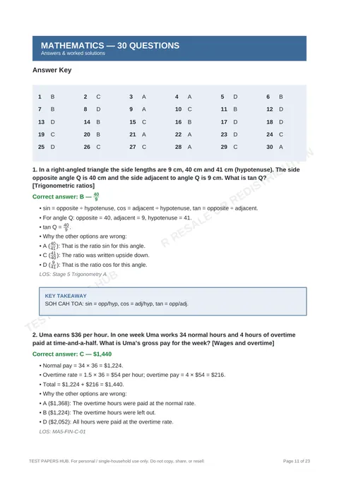 Solutions preview