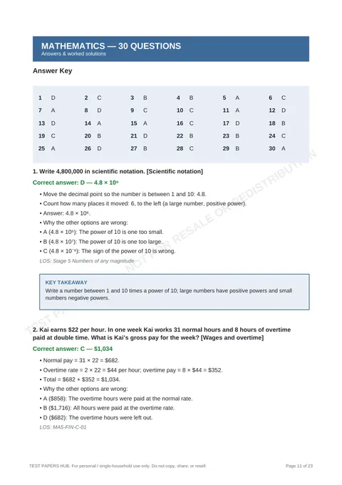 Solutions preview