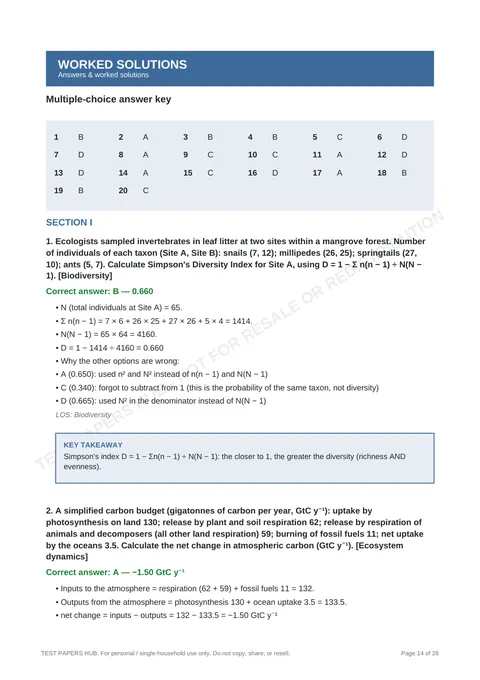 Solutions preview