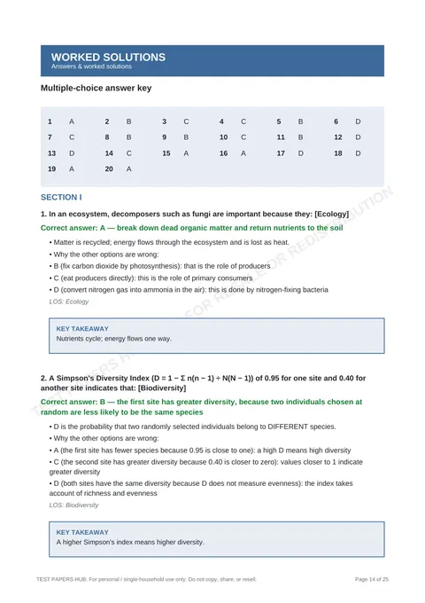 Solutions preview