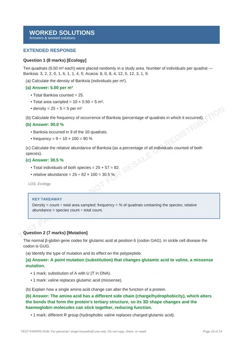 Solutions preview