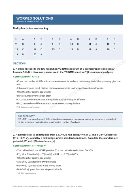 Solutions preview
