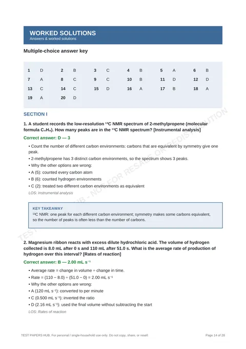 Solutions preview