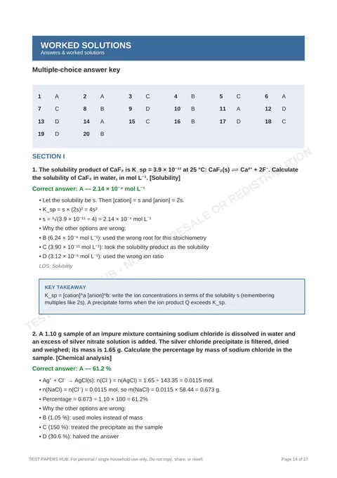 Solutions preview
