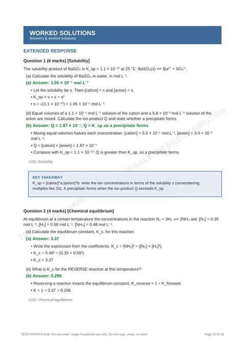 Solutions preview
