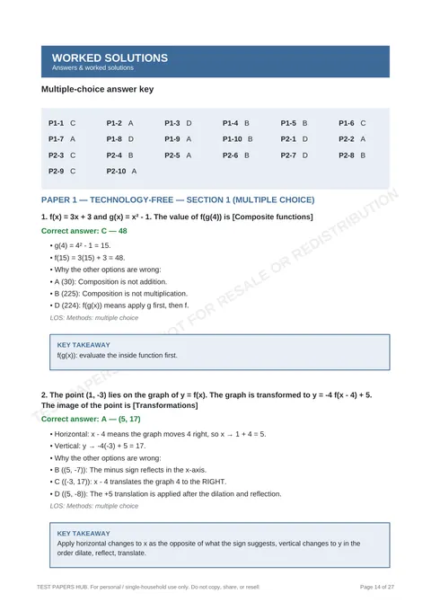 Solutions preview