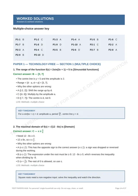 Solutions preview