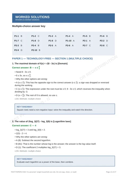 Solutions preview