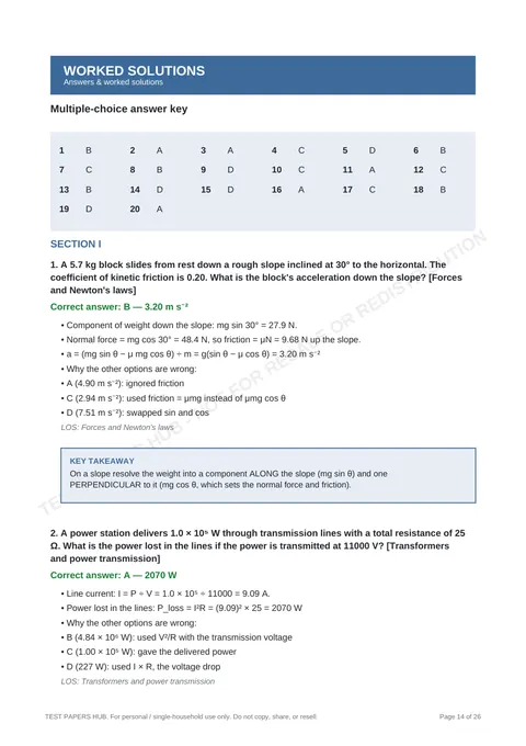 Solutions preview